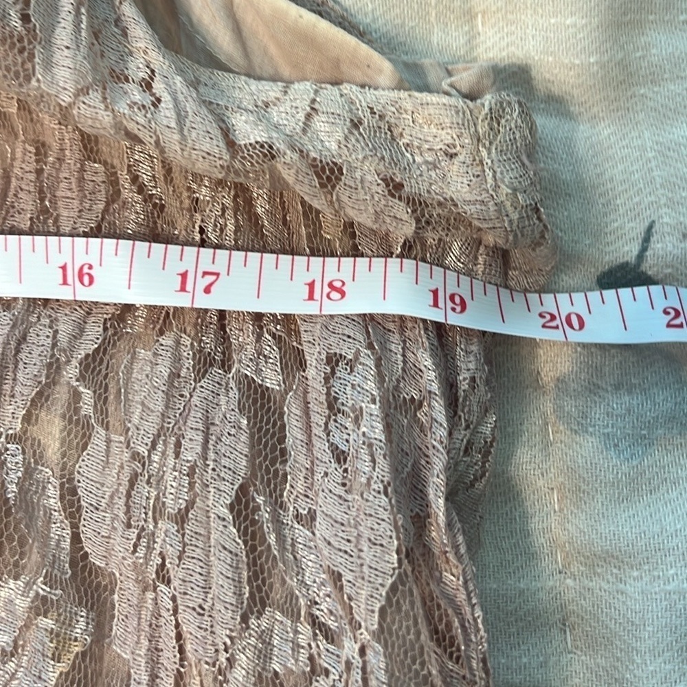 VTG Newport News,Exquisite Descending Ombre,Antique-Lace Dress,Stretch,Size 12 - Picture 11 of 12